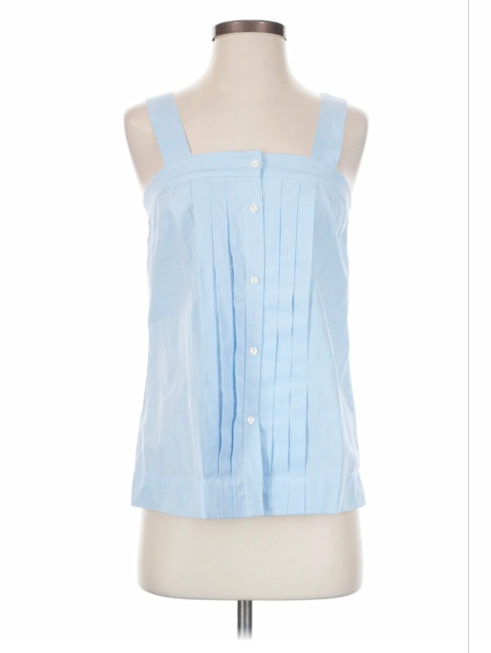 J. Crew Light Blue Striped Camisole Top Size 2